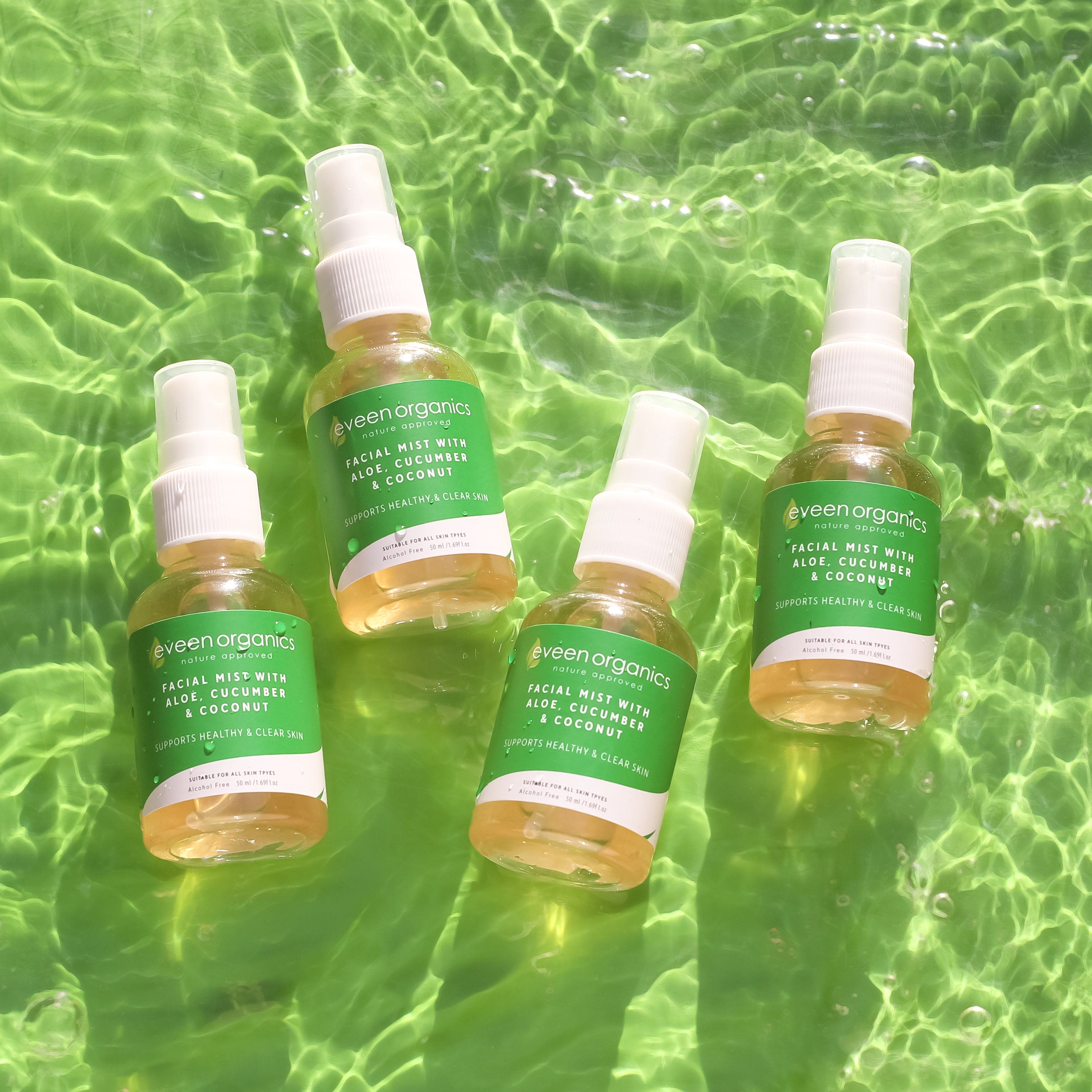 Facial Mist With Aloe Cucumber & Coconut Facial Mist With Aloe Cucumber & Coconut